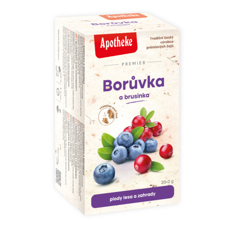 APOTHEKE Borůvka a brusinka 20 sáčků