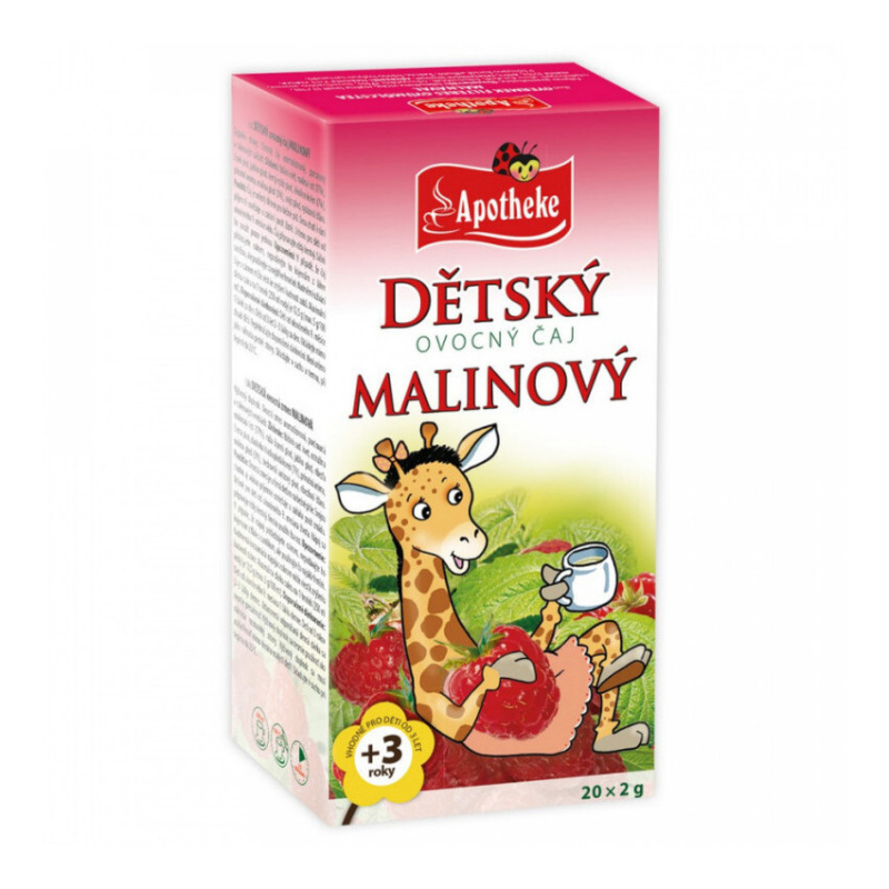 APOTHEKE Dětský ovocný čaj malinový 20x2g