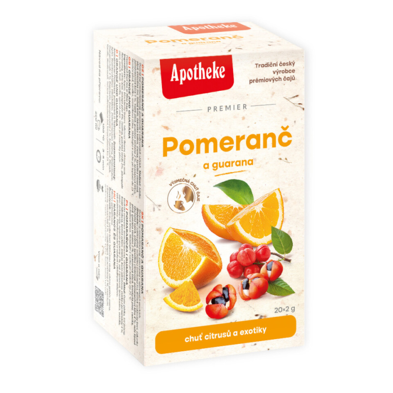 APOTHEKE Pomeranč a guarana 20x2 g