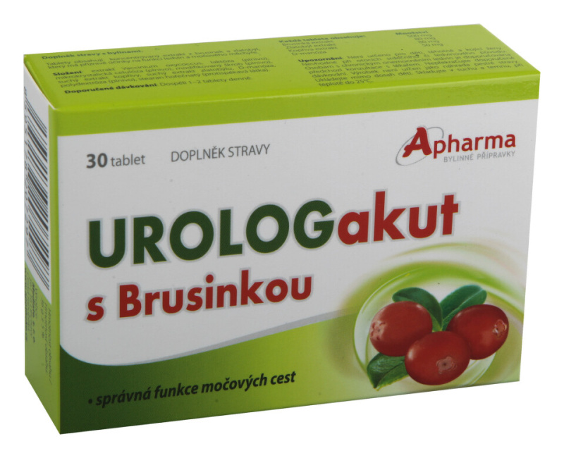 APOTHEKE Urologakut s brusinkou 30 tablet
