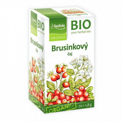 APOTHEKE Brusinkový čaj BIO 20 sáčků