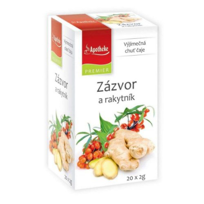 APOTHEKE Zázvor a rakytník 20x2 g
