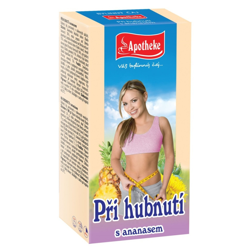 APOTHEKE Při hubnutí s ananasem čaj 20 sáčků