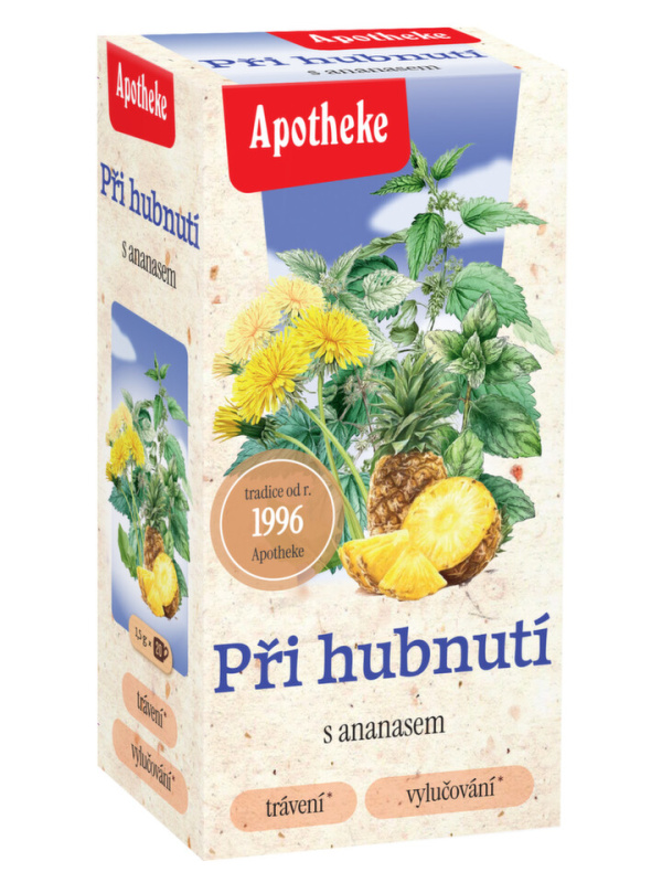 APOTHEKE Při hubnutí s ananasem čaj 20 sáčků
