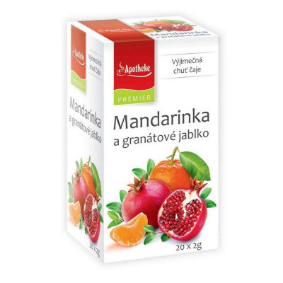 APOTHEKE Mandarinka + granátové jablko čaj 20x2 g