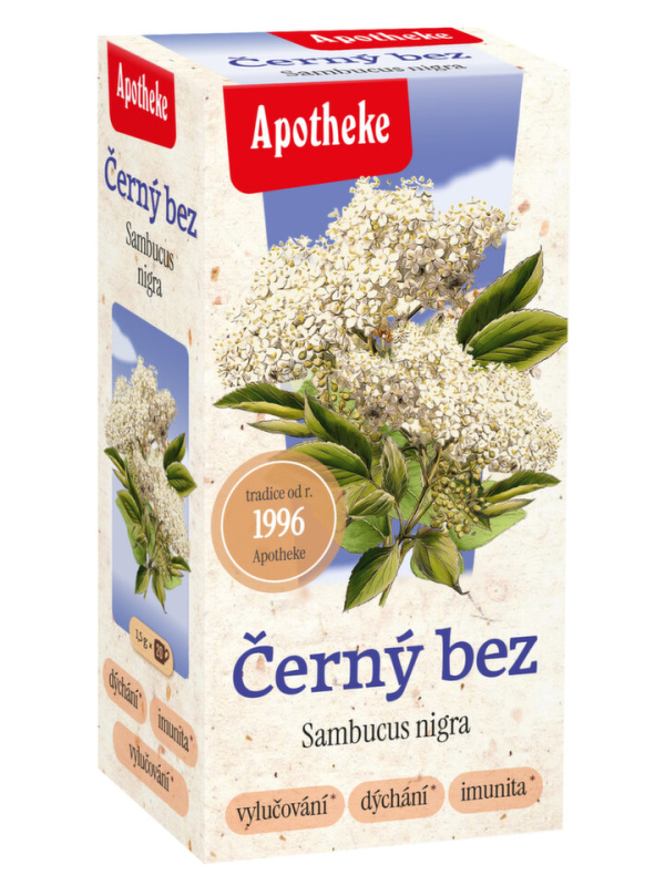 APOTHEKE Černý bez čaj 20 sáčků