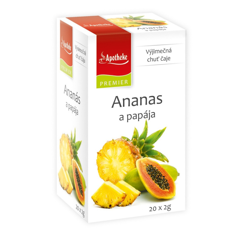 APOTHEKE Ananas a papája 20x2 g