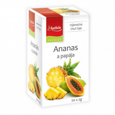 APOTHEKE Ananas a papája 20x2 g