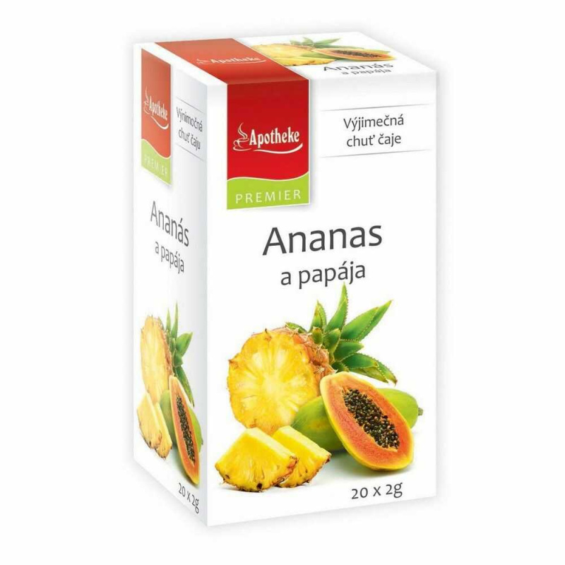 APOTHEKE Ananas a papája 20x2 g