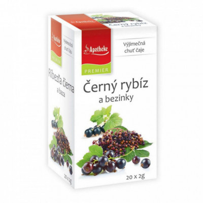 APOTHEKE Černý rybíz a bezinky 20x2 g