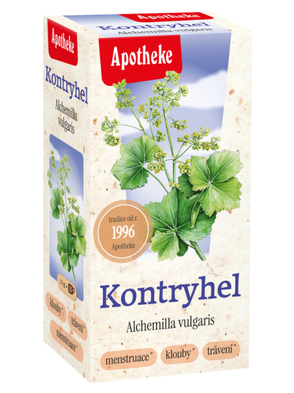 APOTHEKE Kontryhel obecný čaj 20 sáčků