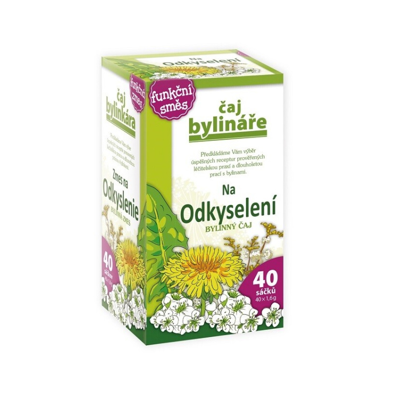 BYLINÁŘ Bylinný čaj na odkyselení organismu 40x1.6 g