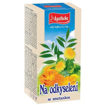 Čaj na odkyselení se smetankou 20 x 1.5g Apotheke