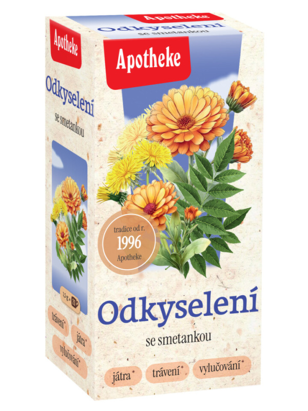 Čaj na odkyselení se smetankou 20 x 1.5g Apotheke