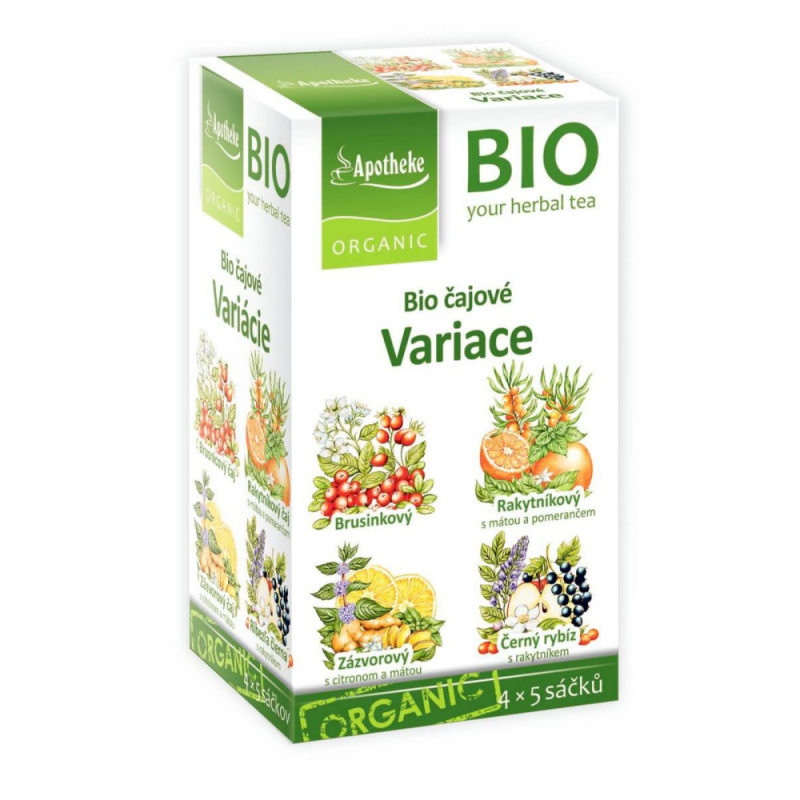 APOTHEKE Čajové variace BIO 20 sáčků