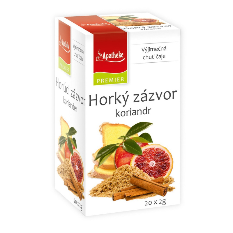 APOTHEKE Horký zázvor a koriandr čaj 20 sáčků