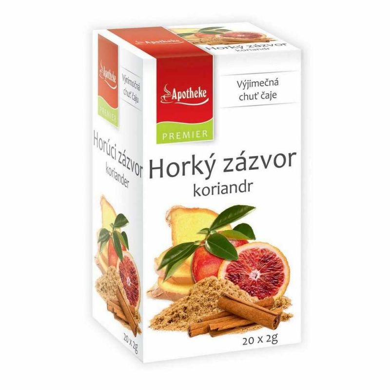 APOTHEKE Horký zázvor a koriandr čaj 20 sáčků