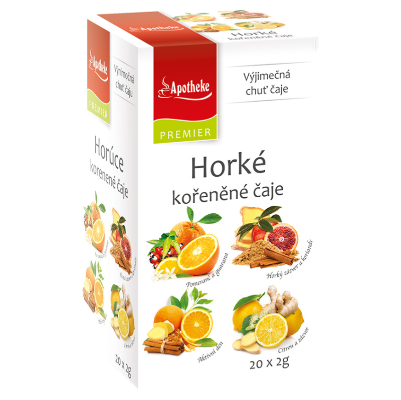 APOTHEKE Horké kořeněné čaje 4v1 20x2 g