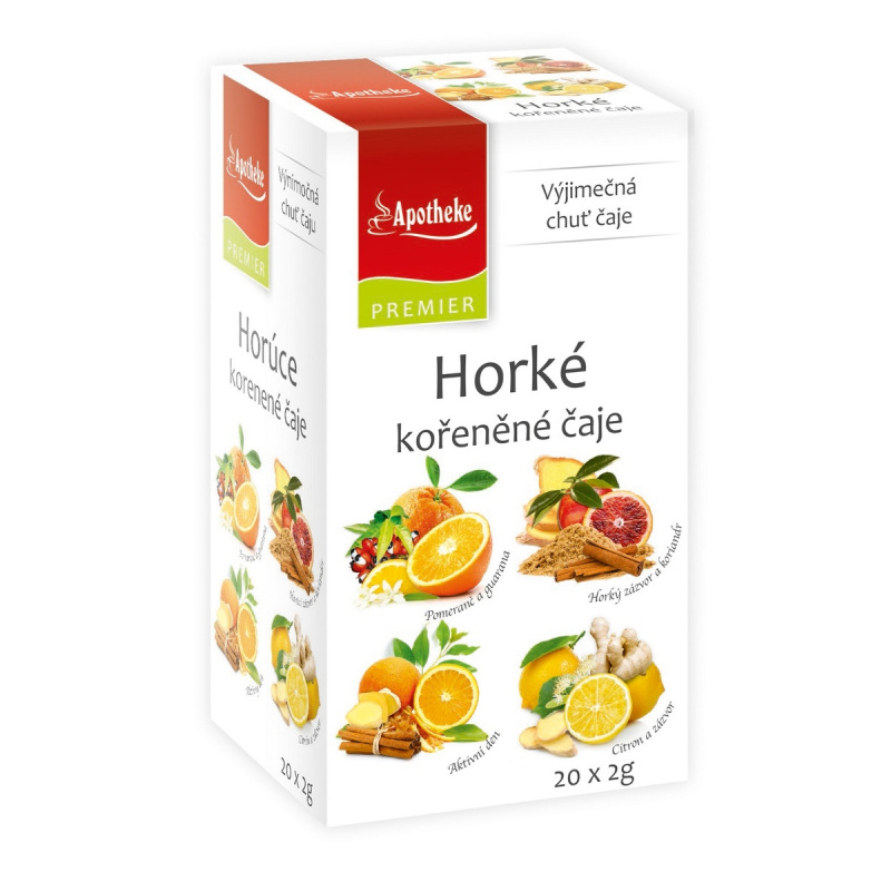APOTHEKE Horké kořeněné čaje 4v1 20x2 g