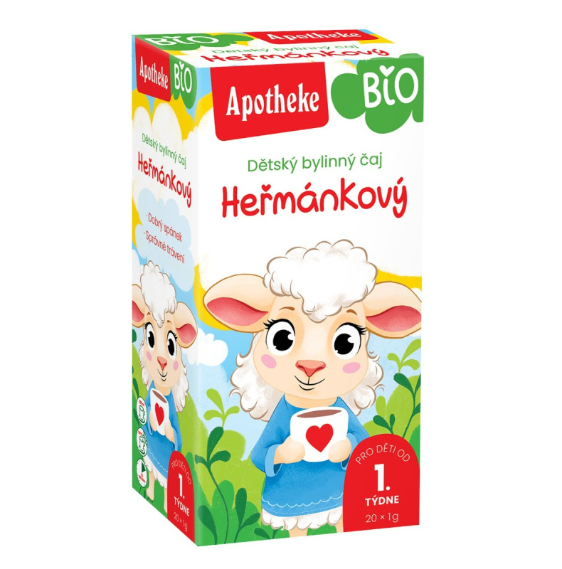 APOTHEKE Dětský čaj BIO heřmánkový 20 sáčků