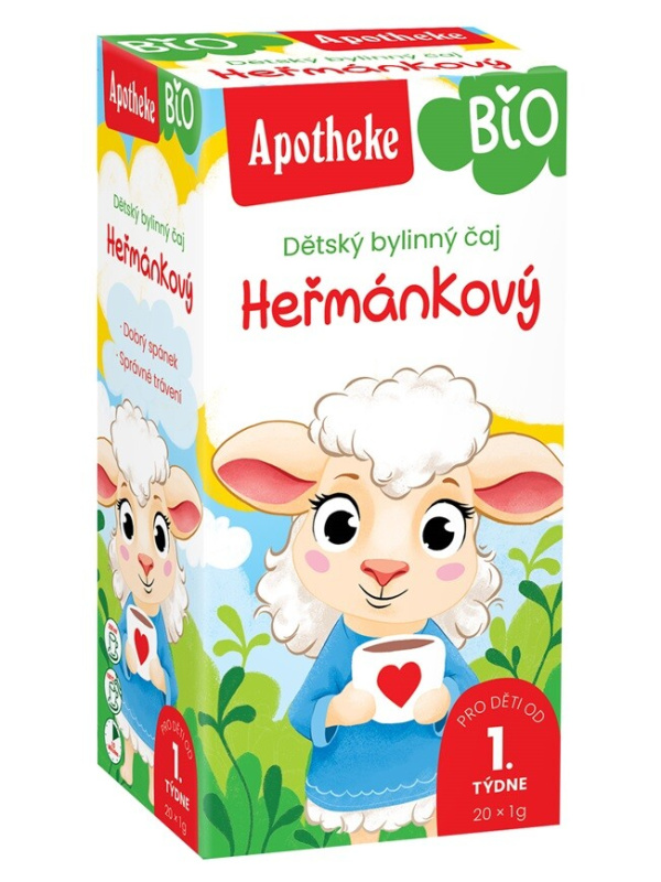 APOTHEKE Dětský čaj BIO heřmánkový 20 sáčků