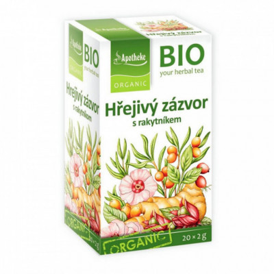 APOTHEKE Hřejivý zázvor s rakytníkem BIO 20 sáčků
