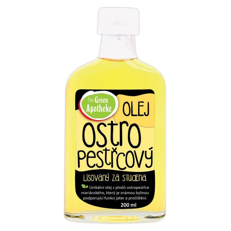 GREEN APOTHEKE Ostropestřcový olej 200 ml