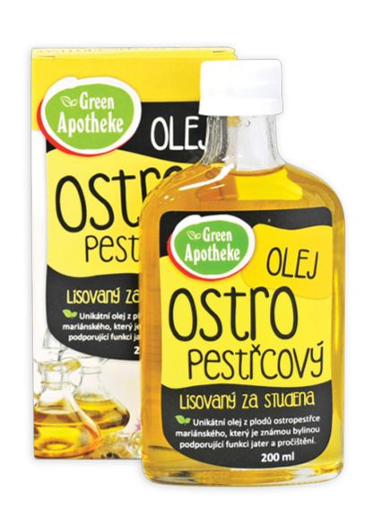 GREEN APOTHEKE Ostropestřcový olej 200 ml
