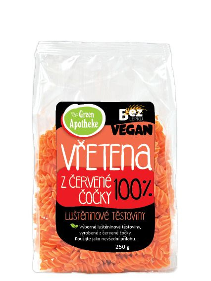 GREEN APOTHEKE Vřetena z červené čočky 250 g