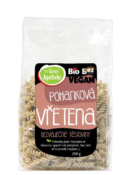 GREEN APOTHEKE Vřetena pohanková bez lepku BIO 250 g