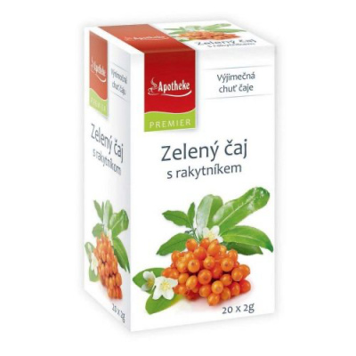 APOTHEKE Zelený čaj s rakytníkem 20 sáčků