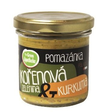 GREEN APOTHEKE Pomazánka kořenová zelenina a kurkuma 140 g