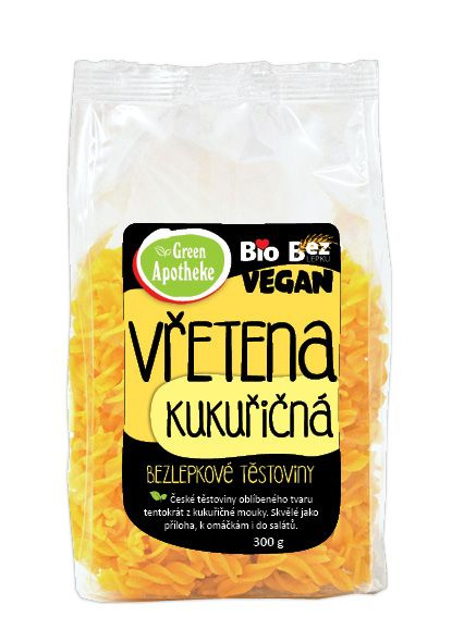 GREEN APOTHEKE Vřetena kukuřičná bez lepku 300 g BIO