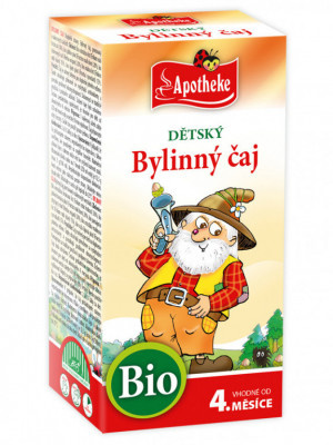 APOTHEKE Dětský bylinný čaj pro běžné pití BIO 20 sáčků