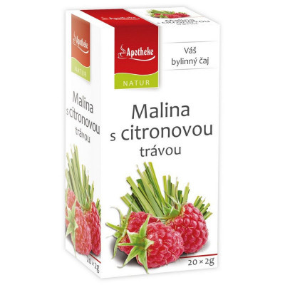 APOTHEKE Malina s citronovou trávou 20 sáčků