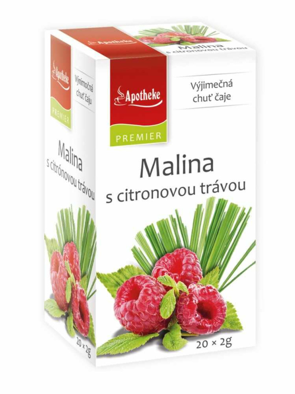 APOTHEKE Malina s citronovou trávou 20 sáčků