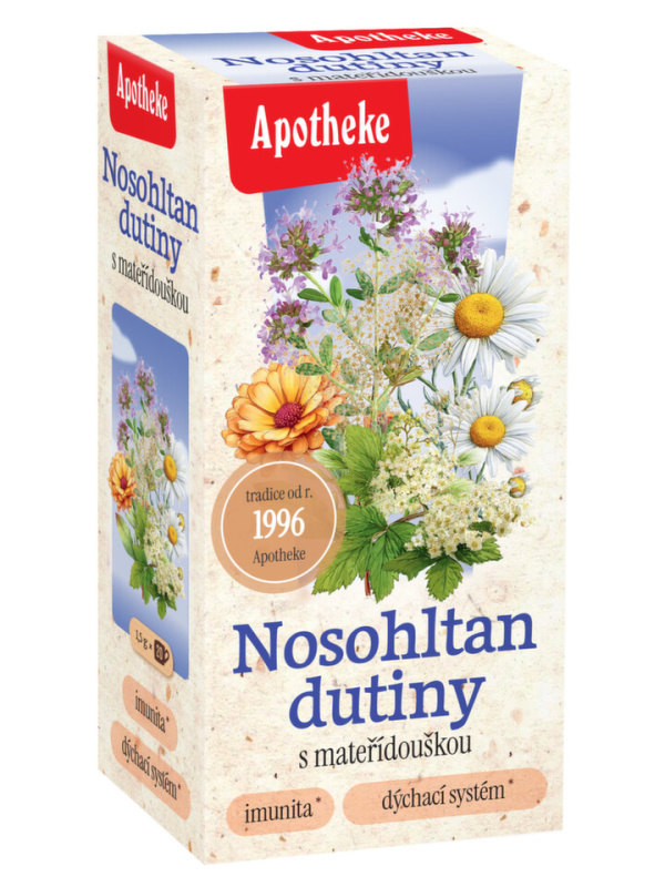 APOTHEKE Nosohltan a dutiny čaj 20x 1,5 g sáčků