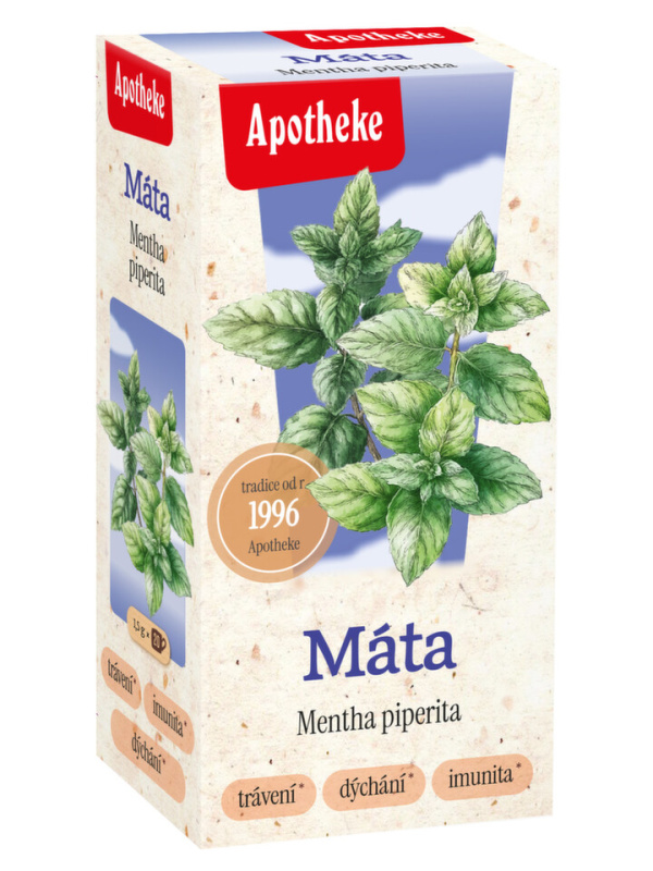 APOTHEKE Máta peprná čaj 20 sáčků