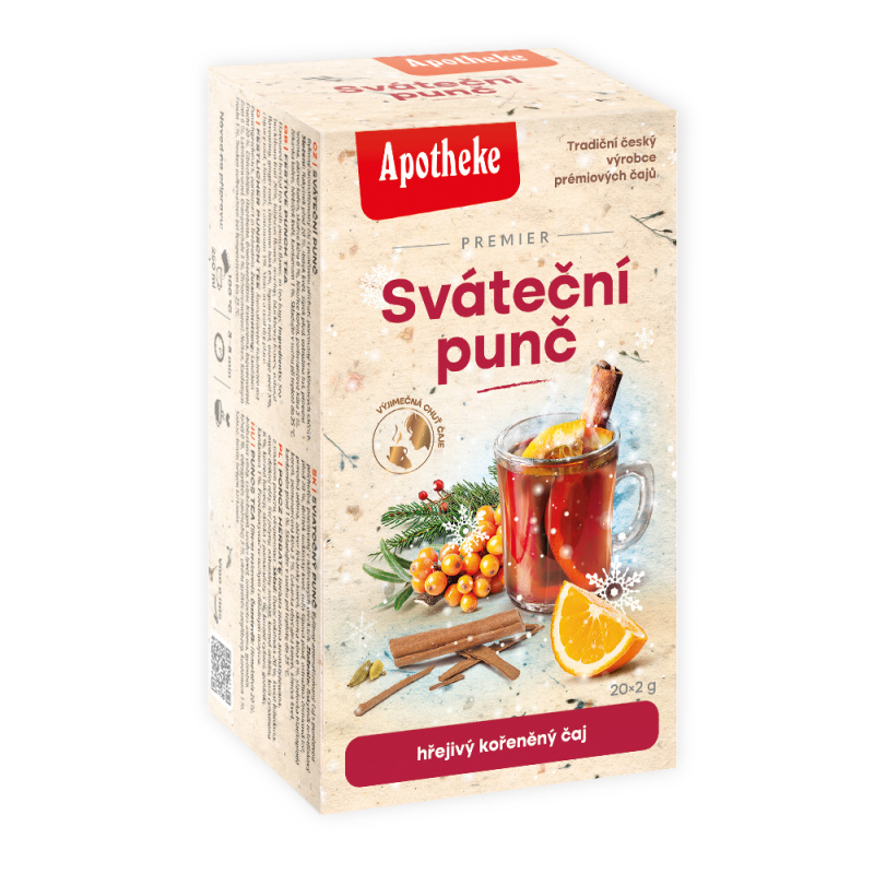 APOTHEKE Sváteční punč čaj 20 sáčků