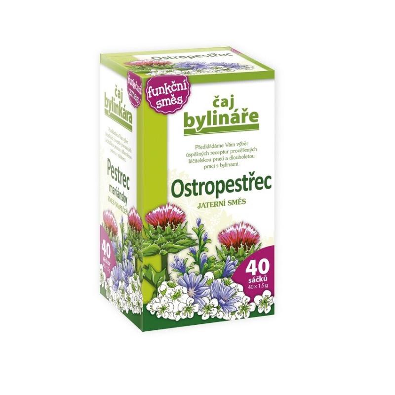 APOTHEKE Čaj bylináře ostropestřec jaterní směs 40 sáčků