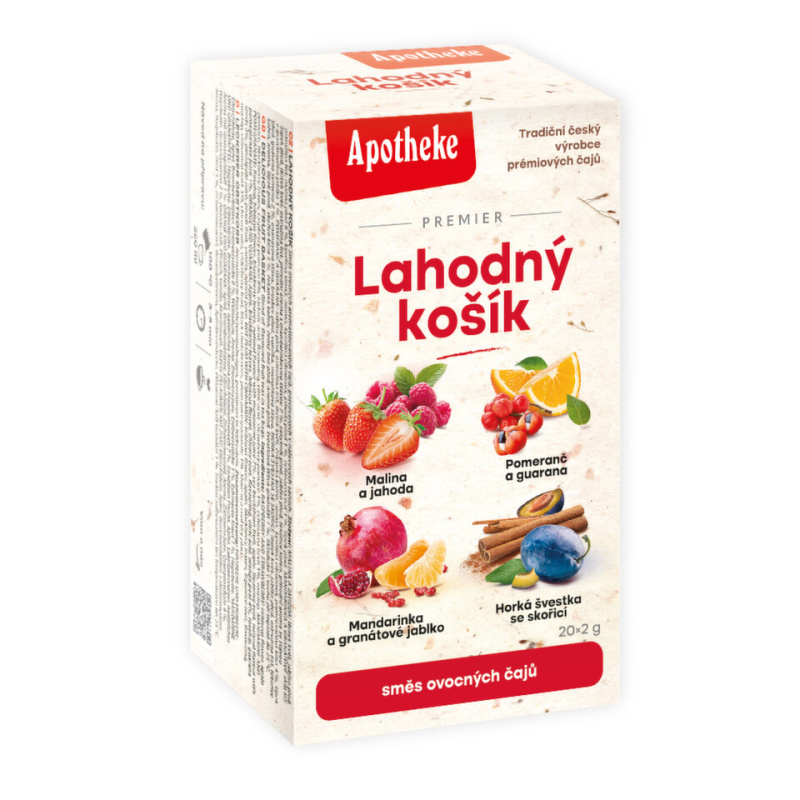 APOTHEKE Lahodný košík variace čajů 4 v 1 20 sáčků