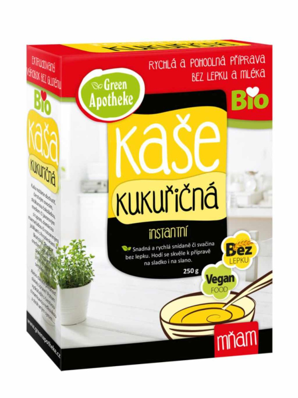 GREEN APOTHEKE Kaše kukuřičná instantní BIO 250 g