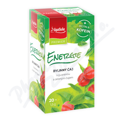 APOTHEKE Energie biotin a kofein bylinný čaj 20 sáčků