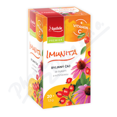 APOTHEKE Imunita bylinný čaj + vitamin C 20 sáčků