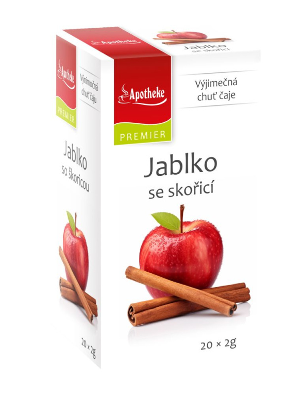 Apotheke Jablko se skořicí porcovaný čaj 20x2 g