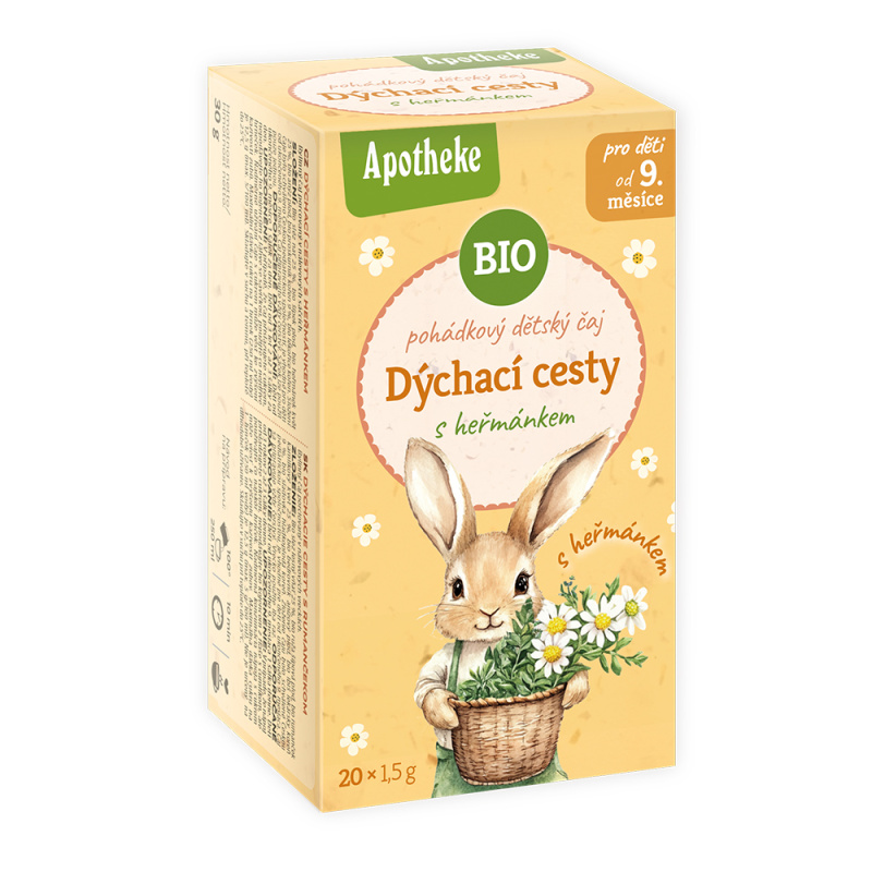 APOTHEKE Pohádkový dětský čaj dýchací cesty BIO 20 sáčků