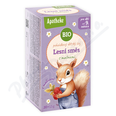 Apotheke Dětský BIO Pohádkový čaj Lesní směs s malinou 20x1,5 g