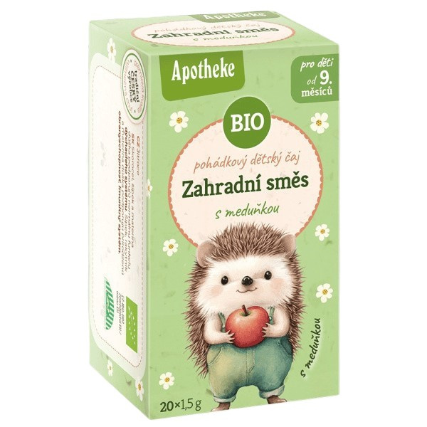 Apotheke BIO Pohádkový dětský čaj Zahradní směs s meduňkou 20x1,5 g