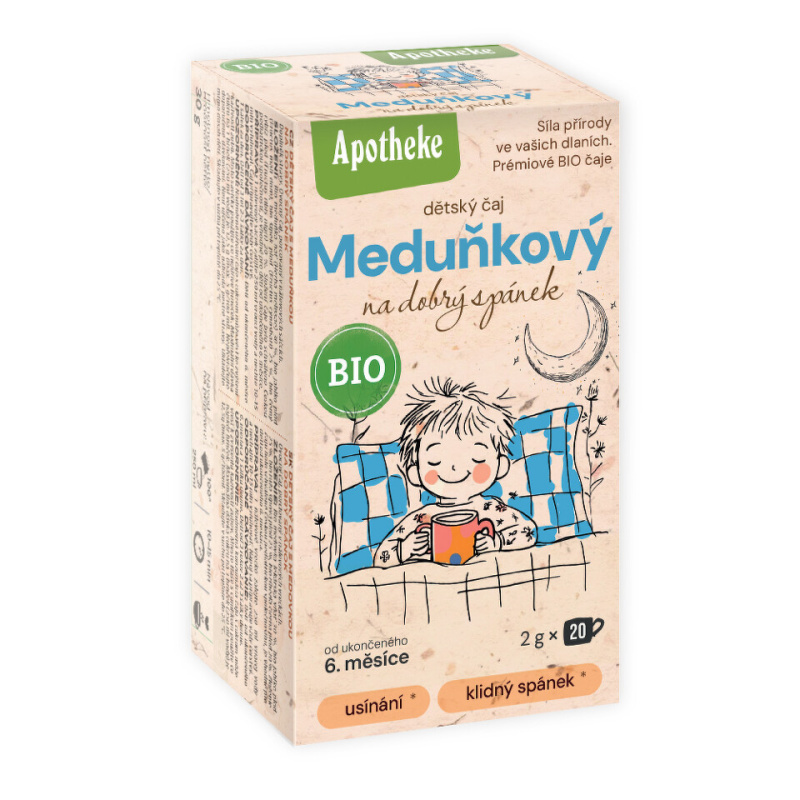 APHOTEKE Dětský Meduňkový čaj na dobrý spánek BIO 20 sáčků