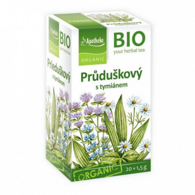 APOTHEKE Průduškový čaj s tymiánem BIO 20 sáčků